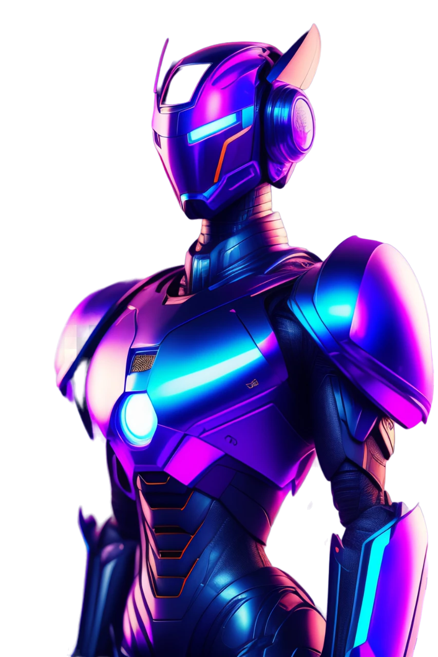 Banner Topo Personagem Roxo